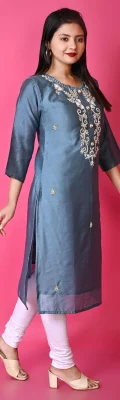 Casual Handwork Long sleave kurti 1